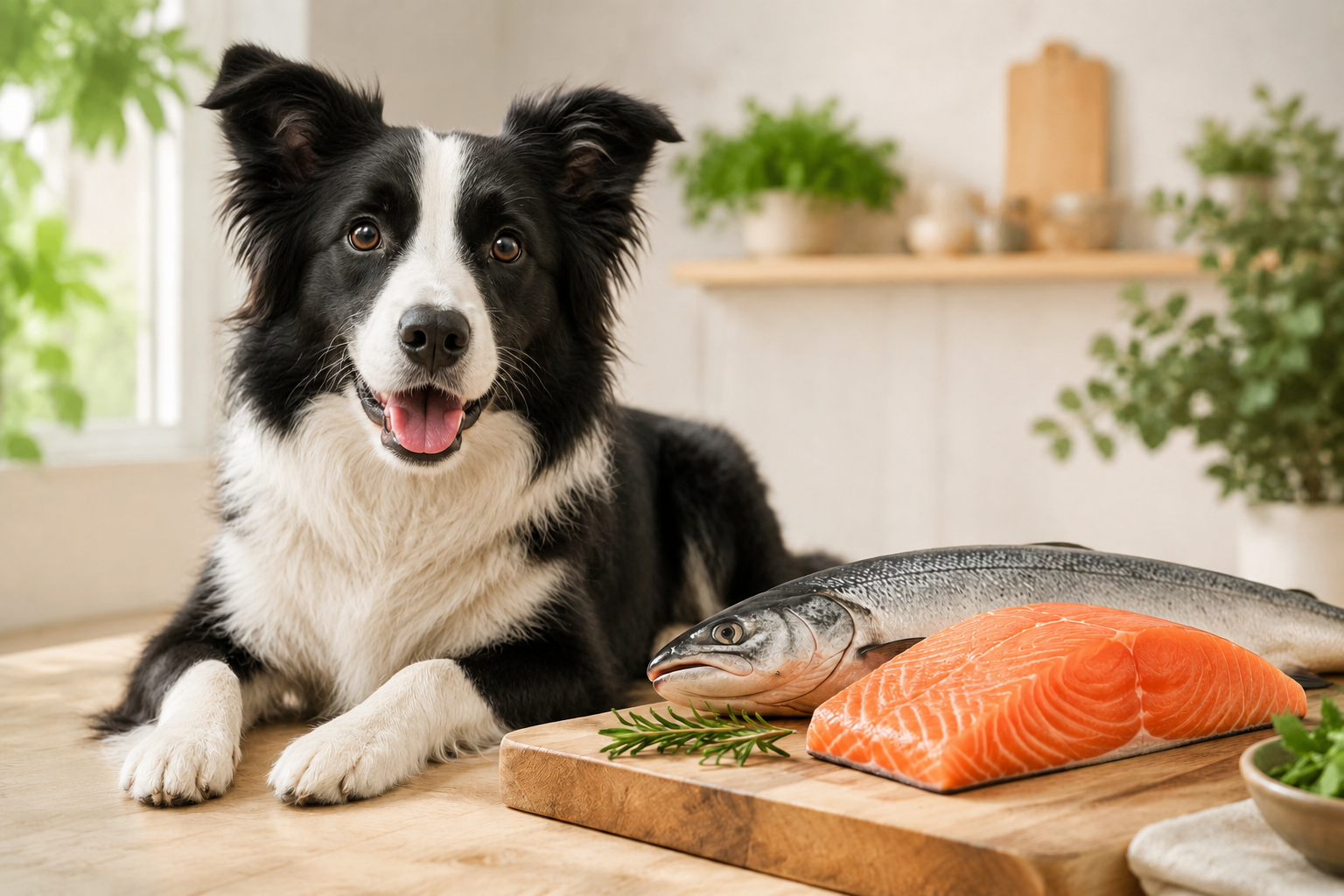 Fish as a protein source for pets with omega-3 fatty acids